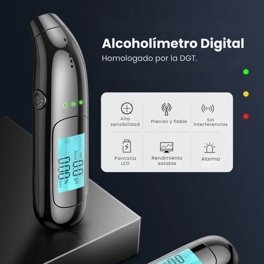 Alcoholímetro Digital Homologado